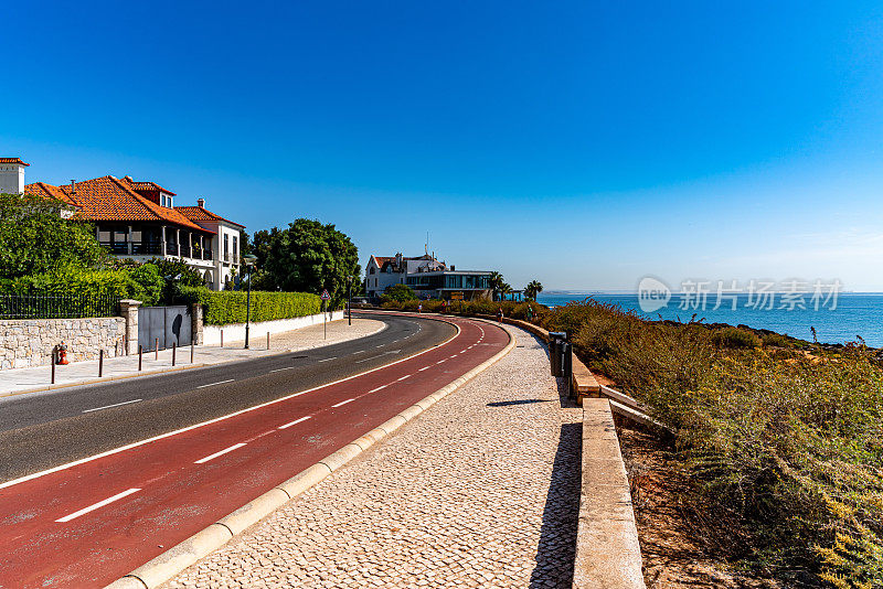 葡萄牙卡斯凯伊斯的Rei Humberto II de Itália的海岸风景